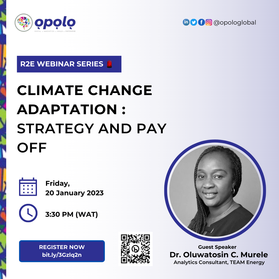 CLIMATE CHANGE ADAPTION: STRATEGY AND PAYOFF